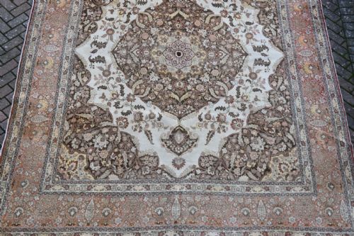 ANTIQUE TABRIZ ROOMSIZE CARPET 382X285 CM - ADDITIONAL PHOTO 5