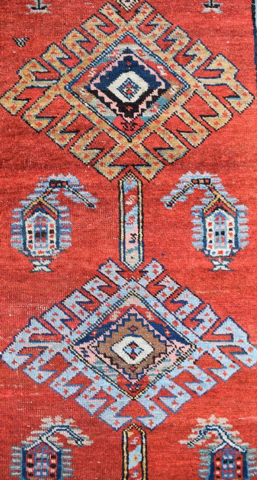 ANTIQUE BAKSHAISH NARROW RUNNER 338 X 86 CM - ADDITIONAL PHOTO 1
