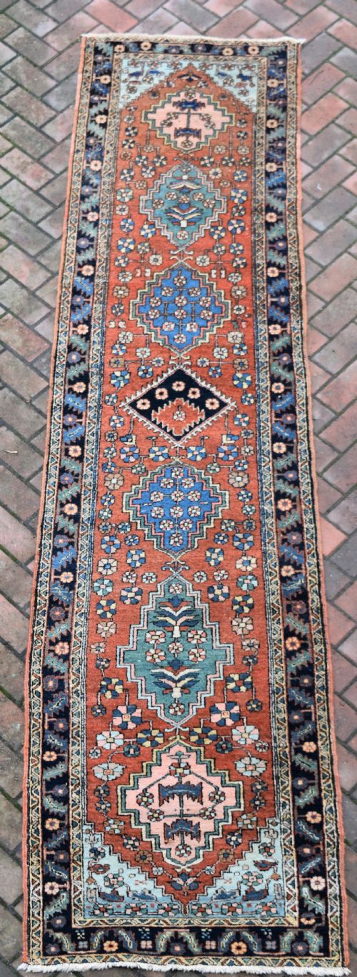 a good antique heriz narrow runner 322x81cm - CATEGORY: ANTIQUE RUGS - DATED 1900