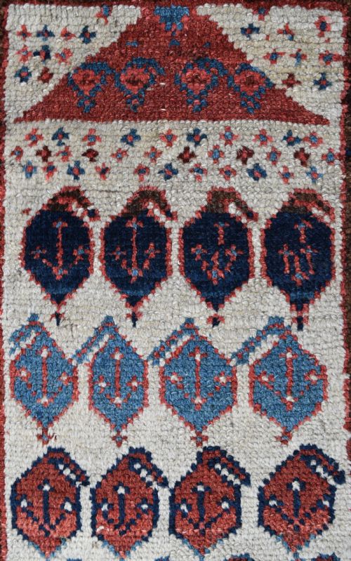 ANTIQUE KURDISH VERY NARROW RUNNER 206X65 CM - ADDITIONAL PHOTO 1