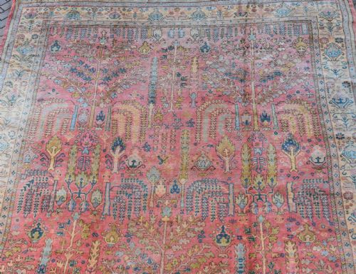 ANTIQUE USHAK CARPET 395X328CM - ADDITIONAL PHOTO 2