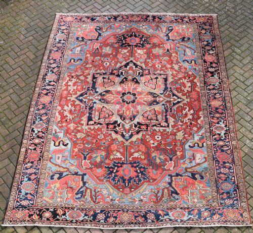 antique heriz roomsize carpet 360x221 - CATEGORY: ANTIQUE RUGS - DATED 1890
