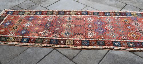 ANTIQUE BIJAR LONG RUG 301X96CM - ADDITIONAL PHOTO 4