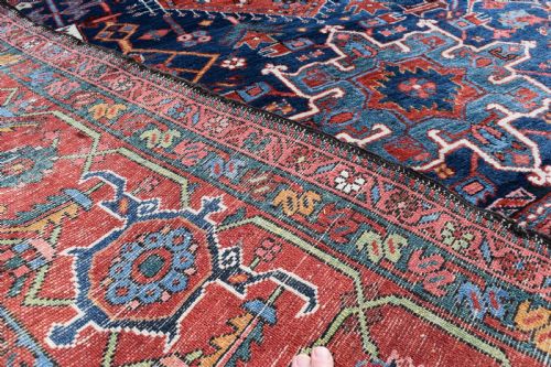 FINE ANTIQUE KARAJA ROOMSIZE CARPET 427X368 CM - ADDITIONAL PHOTO 6