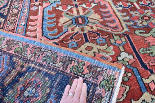 AN ANTIQUE HERIZ SMALL ROOMSIZE CARPET 284X206CM - ADDITIONAL PHOTO 9