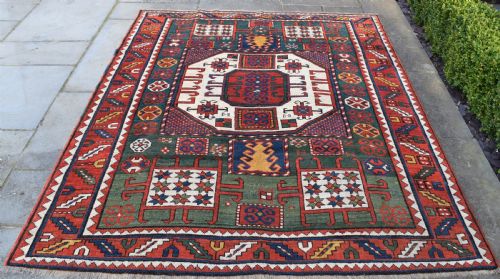 ANTIQUE KARACHOPF KAZAK VILLAGE RUG 216X176CM - ADDITIONAL PHOTO 1