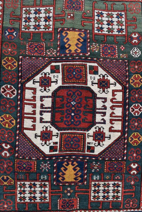 ANTIQUE KARACHOPF KAZAK VILLAGE RUG 216X176CM - ADDITIONAL PHOTO 3