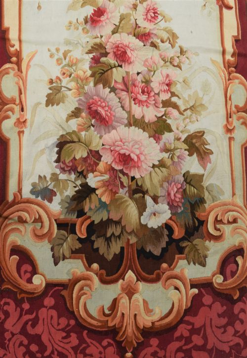 A FINE ANTIQUE FRENCH ENTRE FENETRE TAPESTRY 320X113CM - ADDITIONAL PHOTO 5