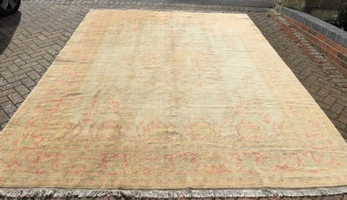 ANTIQUE TURKISH BORLU ROOMSIZE CARPET 365X271CM - ADDITIONAL PHOTO 2