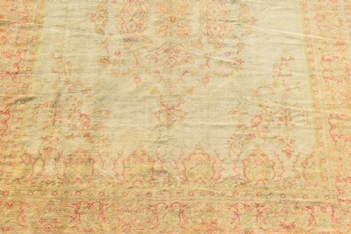 ANTIQUE TURKISH BORLU ROOMSIZE CARPET 365X271CM - ADDITIONAL PHOTO 4