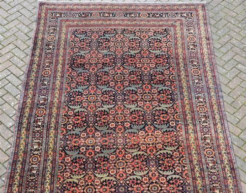 AN ANTIQUE NORTH WEST PERSIAN ROOMSIZE CARPET 410X213CM - ADDITIONAL PHOTO 4