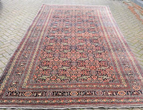 AN ANTIQUE NORTH WEST PERSIAN ROOMSIZE CARPET 410X213CM - ADDITIONAL PHOTO 5