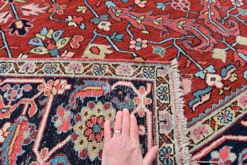 FINE ANTIQUE ALLOVER DESIGN ROOMSIZE HERIZ CARPET 370X260CM - ADDITIONAL PHOTO 3