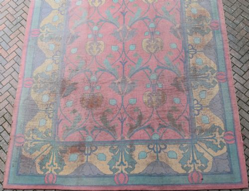 ANTIQUE DONEGAL ARTS AND CRAFTS LARGE CARPET CARPET OF VOYSEY TYPE 500X390CM - ADDITIONAL PHOTO 1
