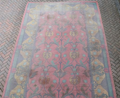 ANTIQUE DONEGAL ARTS AND CRAFTS LARGE CARPET CARPET OF VOYSEY TYPE 500X390CM - ADDITIONAL PHOTO 2