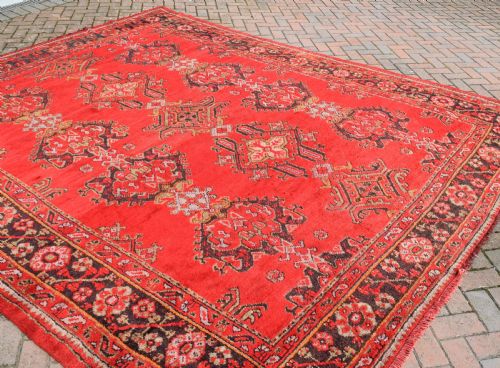 ANTIQUE USHAK CARPET 334X234CM - ADDITIONAL PHOTO 3