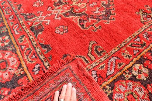 ANTIQUE USHAK CARPET 334X234CM - ADDITIONAL PHOTO 4