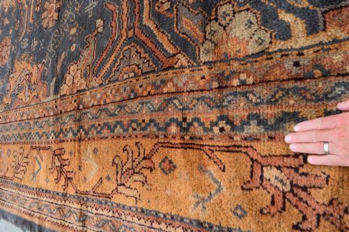 ANTIQUE USHAK CARPET OF VERY LARGE PROPORTIONS 517X399CM - ADDITIONAL PHOTO 3