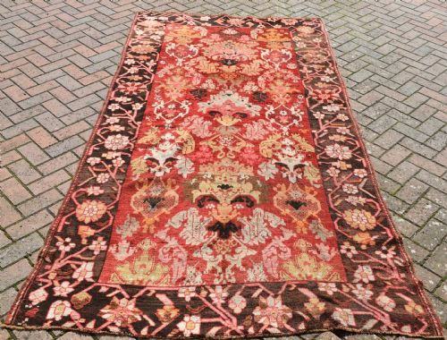 an antique caucasian karabagh carpet 280x165cm - CATEGORY: ANTIQUE RUGS - DATED 1890