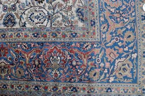 ANTIQUE OVERSIZE KASHAN CARPET WITH SOFT COLOURS AND ALL OVER DESIGN 505X366CM - ADDITIONAL PHOTO 3