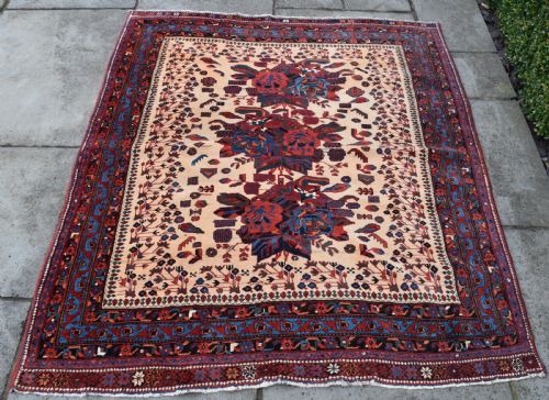 ANTIQUE AFSHAR TRIBAL RUG 165X130CM - ADDITIONAL PHOTO 4