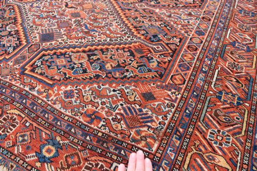 ANTIQUE KHAMSEH CHICKEN RUG 186X145 CM - ADDITIONAL PHOTO 1