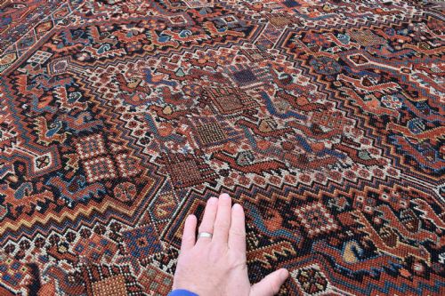 ANTIQUE KHAMSEH CHICKEN RUG 186X145 CM - ADDITIONAL PHOTO 5