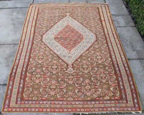 FINE ANTIQUE SENNEH KILIM 190X124 CM - ADDITIONAL PHOTO 1