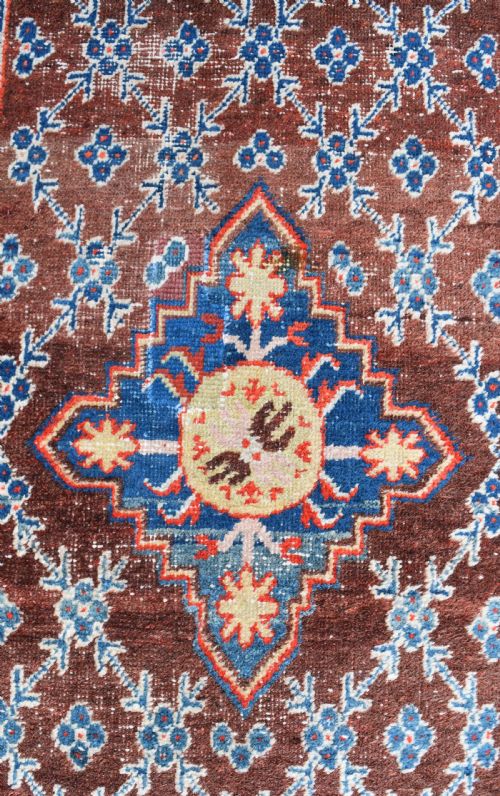 AN UNUSUAL XINGJIAN NARROW RUNNER 430X77CM - ADDITIONAL PHOTO 2
