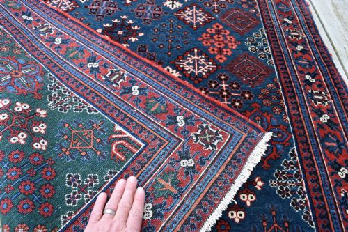 A PAIR OF OLD JOSHLAGHAN RUGS 148X107CM - ADDITIONAL PHOTO 1