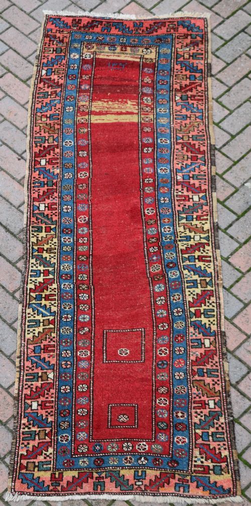 an antique north west persian narrow runner 237x79cm - CATEGORY: ANTIQUE RUGS - DATED 1890