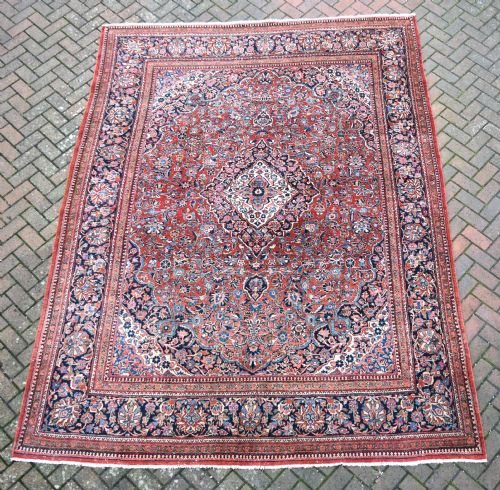 AN ANTIQUE HAROON KASHAN 338X256 CM - ADDITIONAL PHOTO 3