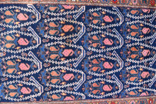 A PAIR OF VERY LONG ANTIQUE MALYOR RUNNERS 1294X104 CM - ADDITIONAL PHOTO 2