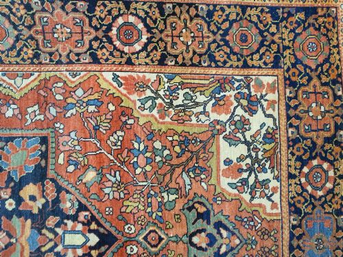 A FINE ANTIQUE SAROUK FERAHAN RUG 208X133 CM - ADDITIONAL PHOTO 2