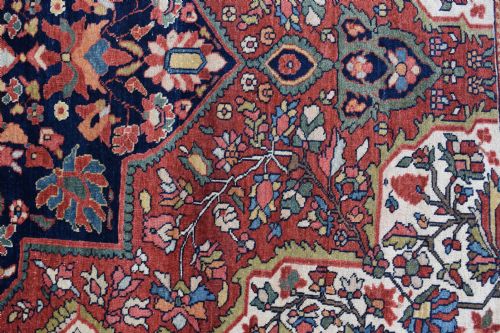 A FINE ANTIQUE SAROUK FERAHAN RUG 208X133 CM - ADDITIONAL PHOTO 3