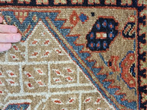 ANTIQUE SERAB CAMEL GROUND RUG 138X102 CM - ADDITIONAL PHOTO 3