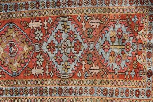 VERY FINE ANTIQUE HERIZ NARROW RUNNER 286X75CM - ADDITIONAL PHOTO 1