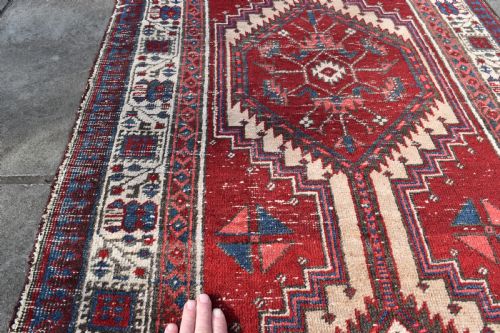 AN OLD SERAB NARROW RUNNER 352X89 CM - ADDITIONAL PHOTO 3