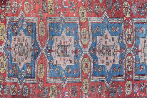 FINE ANTIQUE CAUCASIAN SUMAK RUG 189X143 CM - ADDITIONAL PHOTO 1