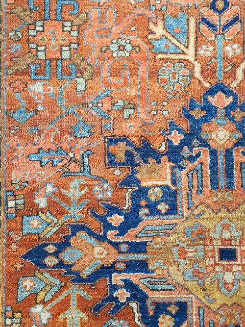 ANTIQUE HERIZ RUG 187X161CM - ADDITIONAL PHOTO 1