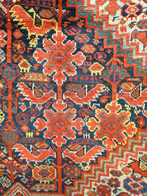 ANTIQUE KHMSEH TRIBAL RUG 190X143CM - ADDITIONAL PHOTO 1
