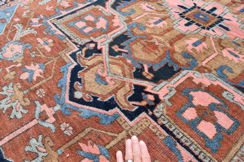 ANTIQUE SMALL ROOMSIZE HERIZ CARPET 302X209CM - ADDITIONAL PHOTO 1