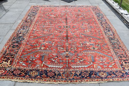 OLD ALLOVER DESIGN HERIZ ROOMSIZE CARPET 346X252CM