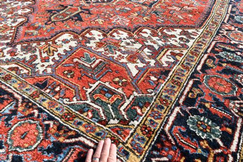 OLD SMALL ROOMSIZE HERIZ CARPET 289X212CM - ADDITIONAL PHOTO 2