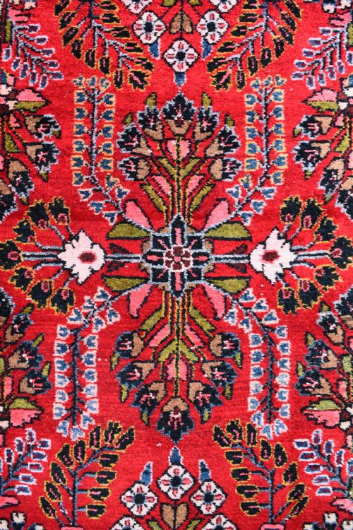AN OLD SAROUK RUNNER OF EXCEPTIONALLY LONG NARROW PROPORTIONS 743X90 CM - ADDITIONAL PHOTO 4