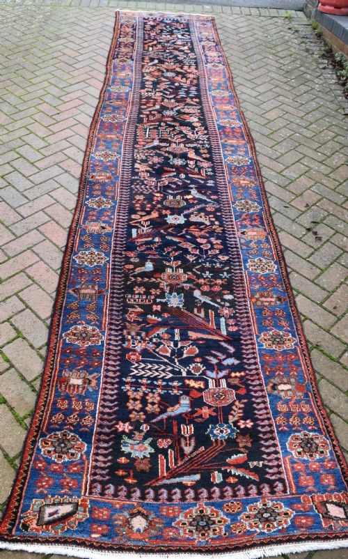 AN UNUSUAL BAKHTIARI RUNNER 465X100CM - ADDITIONAL PHOTO 5