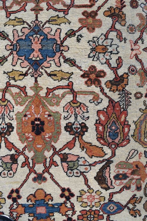 A GOOD ANTIQUE MAHAL ROOMSIZE CARPET 408X318CM - ADDITIONAL PHOTO 4
