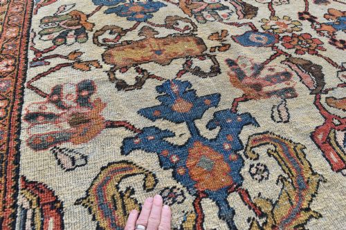 A GOOD ANTIQUE MAHAL ROOMSIZE CARPET 408X318CM - ADDITIONAL PHOTO 6