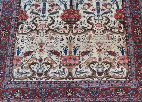 AN EXCEPTIONAL QUM CARPET 326X238CM - ADDITIONAL PHOTO 8