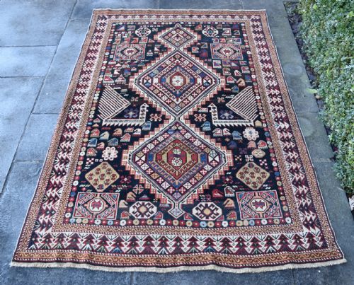 AN ANTIQUE CAUCASIAN SHIRVAN RUG 182X126CM - ADDITIONAL PHOTO 1